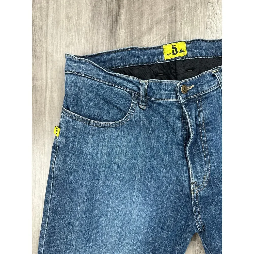 Sartso Killer Kevlar Motorcycle Jeans Blue — Size 36